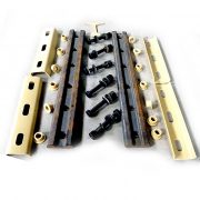 Rail fishplate with insulation set parts