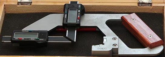 Rail wear measuring instrument-1