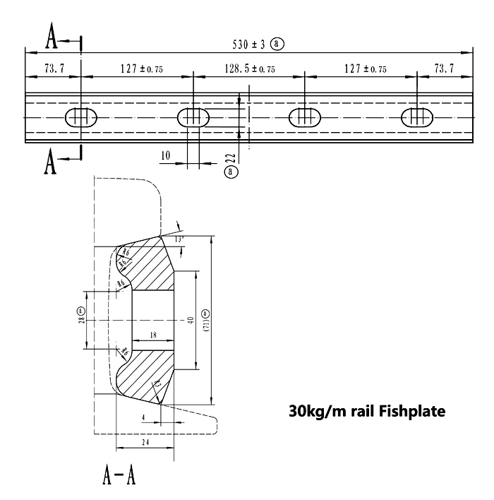 S49/S18/S24/S30 rail joint bar