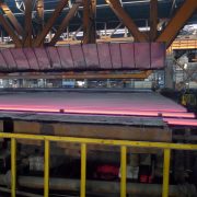 Rolling steel rail